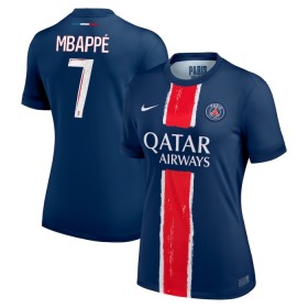 Paris Saint-Germain PSG Mbappé 7 Fodboldtrøjer Dame Hjemme 2024-25 Kort ærmer